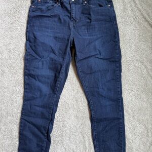 Signature by Levi Strauss Dark Blue Skinny Jeans